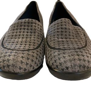 Dansko Debra suede houndstooth loafers